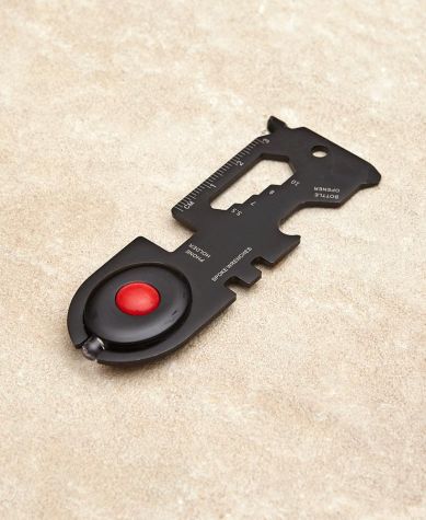 Compact LED Tool Stocking Stuffers - 13-In-1 Key Chain