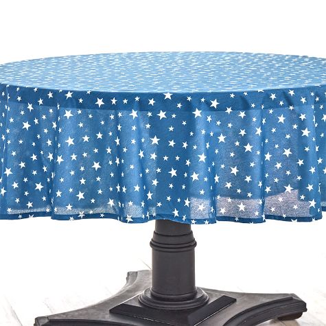 Holiday Stars Tablecloths - 70" Round