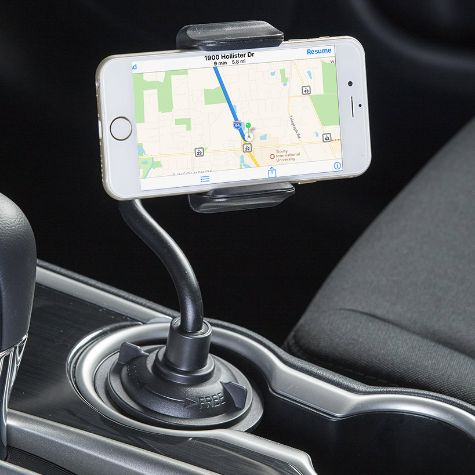 Universal Grip Cup Holder Phone Mounts - Non-Magnetic
