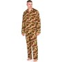 Men's Notch Collar Fleece Pajama Sets