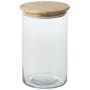 Set of 3 Canisters with Wood Lids