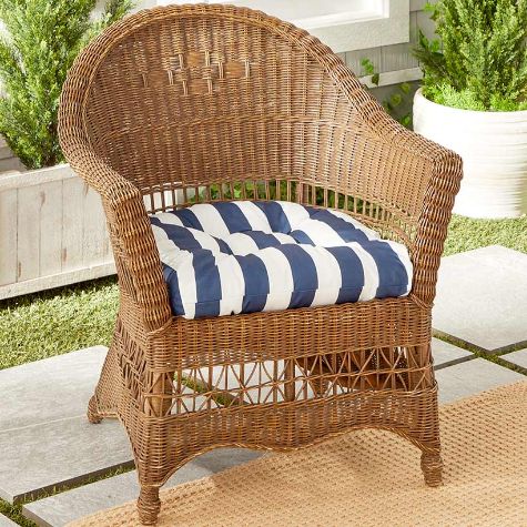 Outdoor Wicker Seat Cushions
