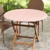 Custom Fit Summer Table Covers - Round Scroll