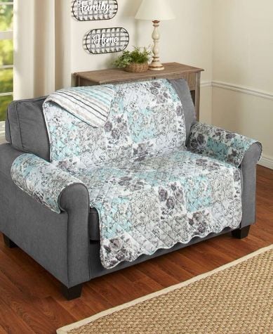 Floral Quilted Furniture Covers