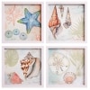 Set of 4 Themed Art - Seashells