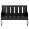 Pew Style Benches - Black