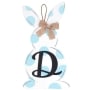 Monogram Easter Bunny Door Hangers - D