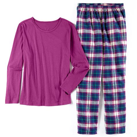 Knit and Flannel Pajama Sets
