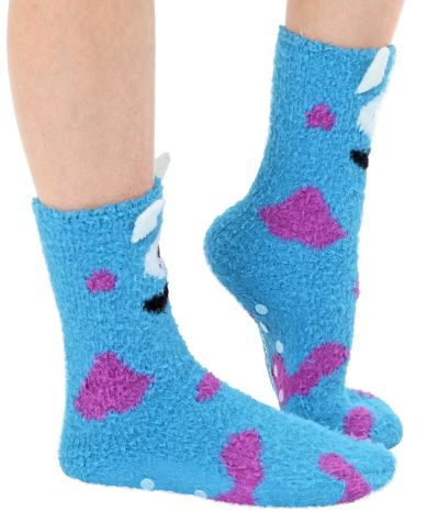 3-D Cozy Socks with Grippers