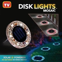 Bell+Howell® Sets of 4 Mosaic Disk Lights&trade;