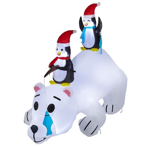Inflatable Polar Bear & Friends