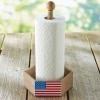 Wooden Americana Serving Collection - Paper Towel Holder