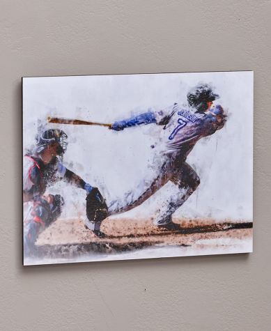Personalized Baseball Player Wall Plaques - Batter