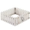 Picket Fence Tree Boxes - White