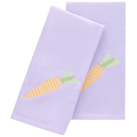 Carrots Bath Collection - Set of 2 Hand Towels