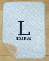 Personalized Sherpa Baby Blankets