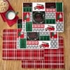 Sets of 2 Holiday Cork Placemats