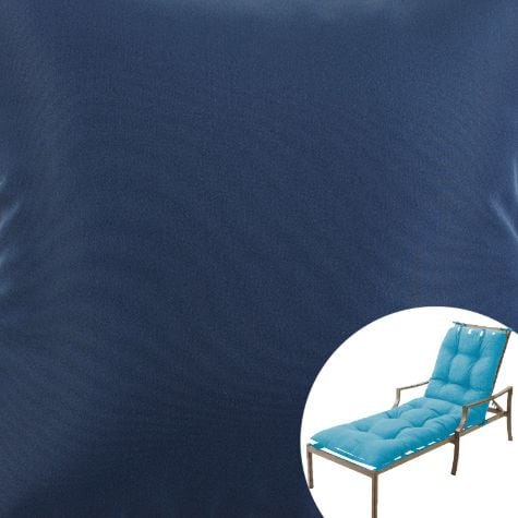 Solid Outdoor Cushion Collection - Navy Chaise Lounge