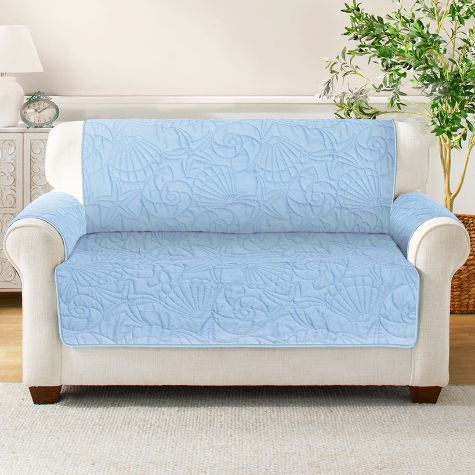 Quilted Shell Furniture Covers - Loveseat