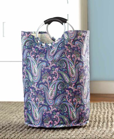 Canvas Laundry Totes with Jumbo Handles