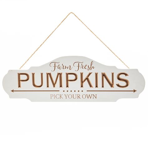 Autumn Leaves and Pumpkins Please - Farm Fresh Pumpkins Sign