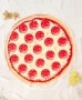 59" Round Novelty Beach Towels - Pizza