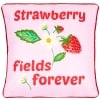 Strawberry Garden Accent Pillows - Strawberry Fields Wreath