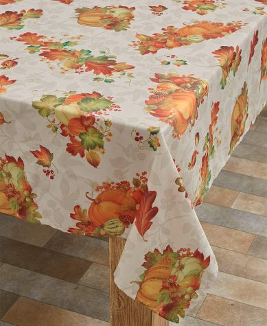 Seasonal Fabric Tablecloths - Harvest Splendor