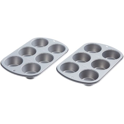Set of 2 Wilton 6-Cup Muffin Pans