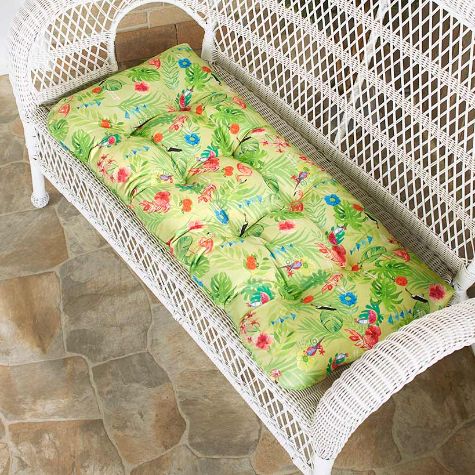 Tropical Outdoor Cushion Collection - Double Seat Cushion