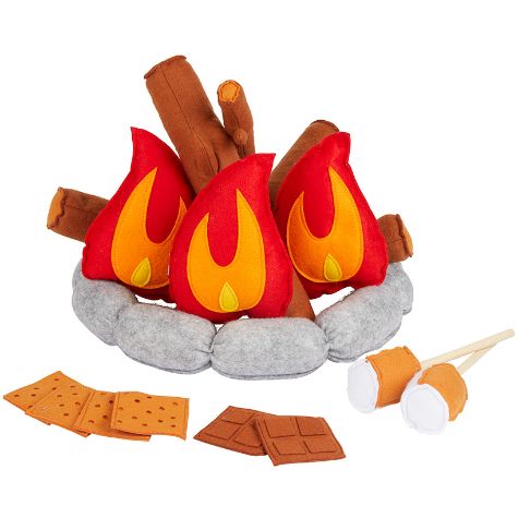 S'mores Campfire Plush Playset
