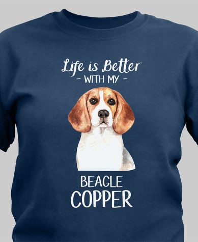 Personalized Dog Breed T-Shirt or Mug - Small