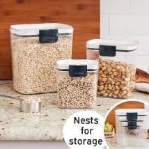 Sets of 3 Locking Lid Canisters