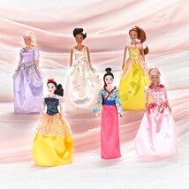 6-Pc. Princess Doll Collection with Outfits
