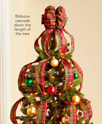 Wired Ribbon Tree Toppers