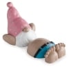 Relaxing Gnome Statues - Pink Polka Dot