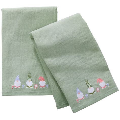 Spring Gnome Bath Collection - Gome Set of 2 Towels
