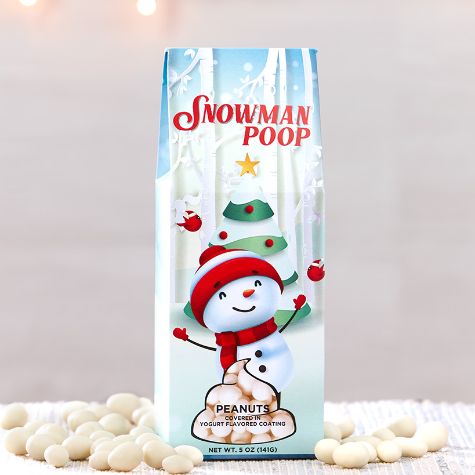 Holiday Poop Treats - Snowman