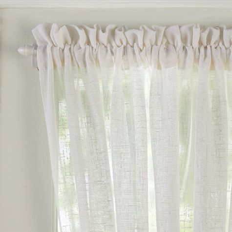 Textured Linen Blend Curtain Ensemble