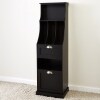 Mail Storage Tower with 2 Drawers