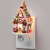 Lighted Gingerbread Holiday Accents