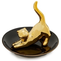 Cat Porcelain Ring and Jewelry Dish