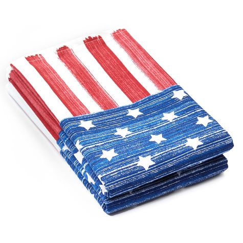 Patriotic Kitchen Coordinates - Set of 2 Patriotic Hand Towels