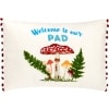 Mushroom Garden Accent Pillows - Welcome to Our Pad