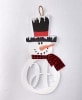 Snowman Monogram Door Hangers - H