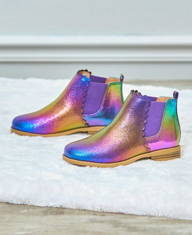 Children's Mermaid Shimmer Chelsea Boots