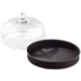 Glass Domed Serving Plates