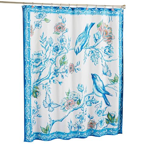 Chinoiserie Bathroom Collection - Shower Curtain