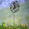 Fairy Garden Silhouette Stake - Sitting