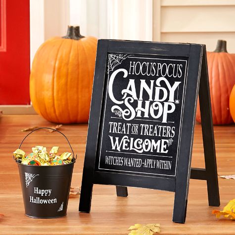 Halloween Easel Sign or Candy Bucket